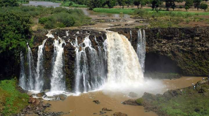 Watervallen Ethiopië