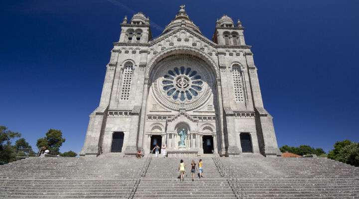 Santa Luza basiliek, Viana do Castelo, Portugal