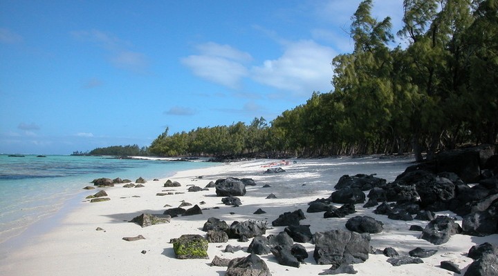 Strand van Mauritius