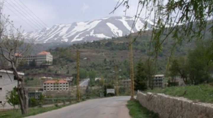 berglandschap Libanon, natuur fietstocht