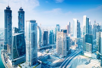 Skyline van Dubai