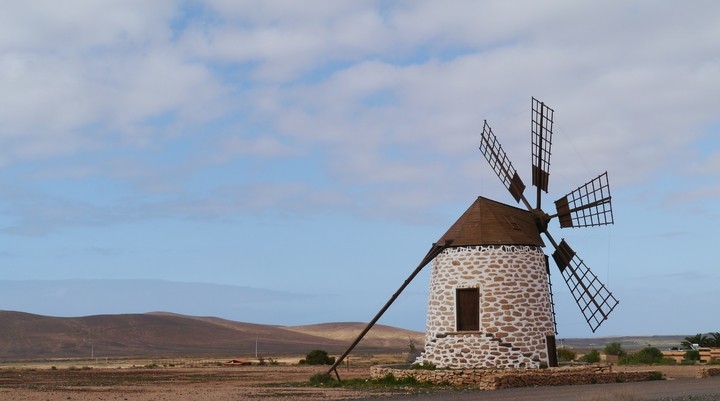 Historische windmolen