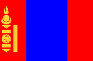 Vlag Mongolië