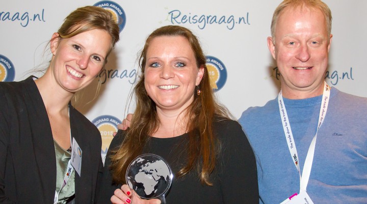Riksja Travel met Reisgraag award