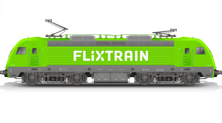 De FlixTrain houdt de herkenbare uitstraling van FlixBus