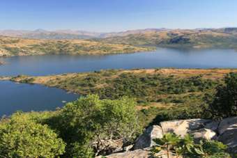 De vier districten van Swaziland