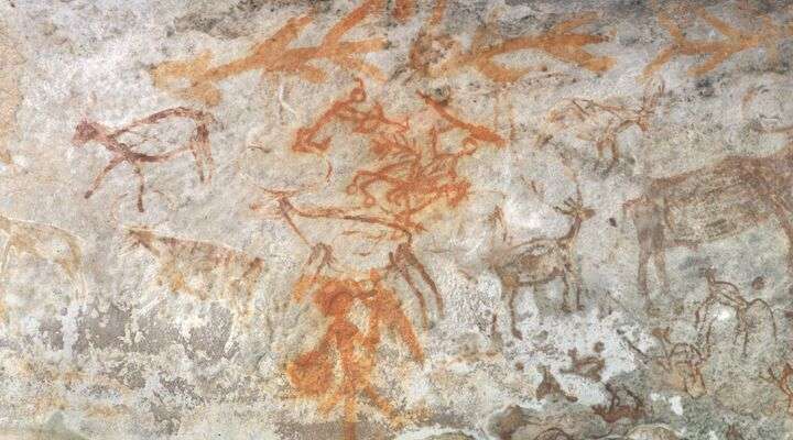 De prehistorische grotten van Bhimbetka
