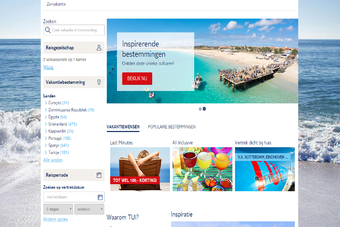 TUI lanceert nieuwe versie van de website