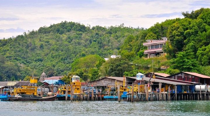 Huizen op Pangkor Island