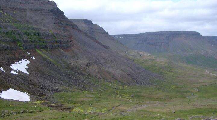 Landschap Isafjordur, IJsland