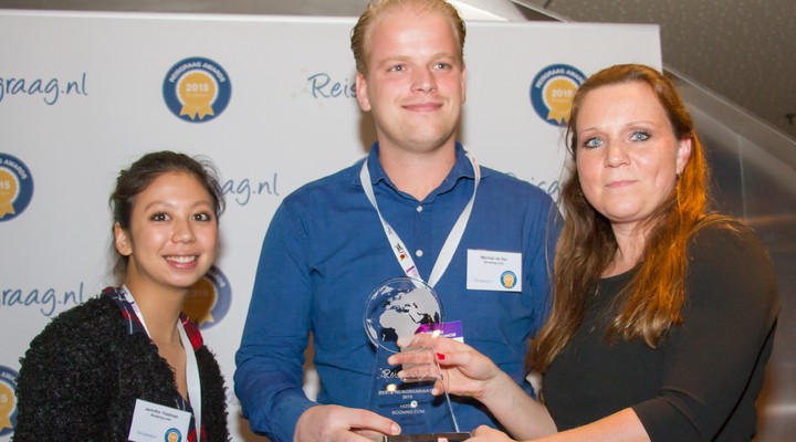 Booking.com met Reisgraag award