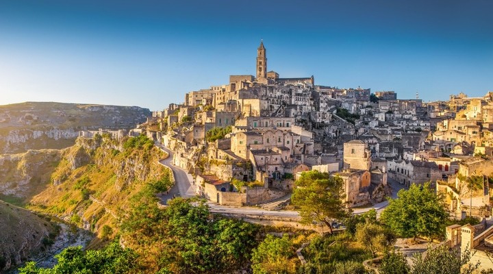Het prachtige Matera in Basilicata