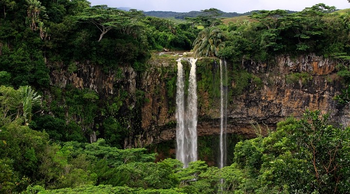 Chamarel waterval in Mauritius