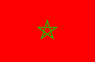 Vlag Marokko
