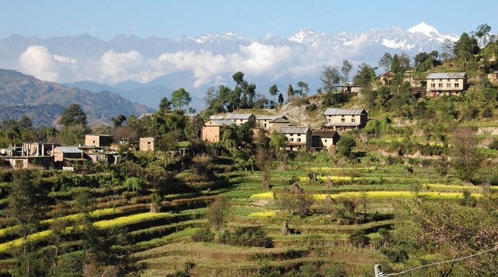 Rijstterrassen Nagarkot, Nepal