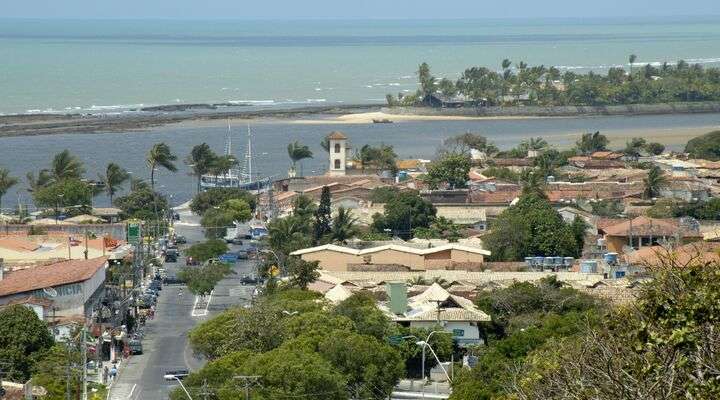 De benedenstad van Porto Seguro