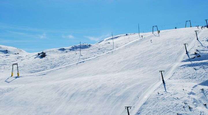 Skien in Macedonië, afdaling