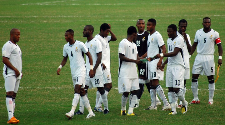 Het voetbalelftal van Ghana