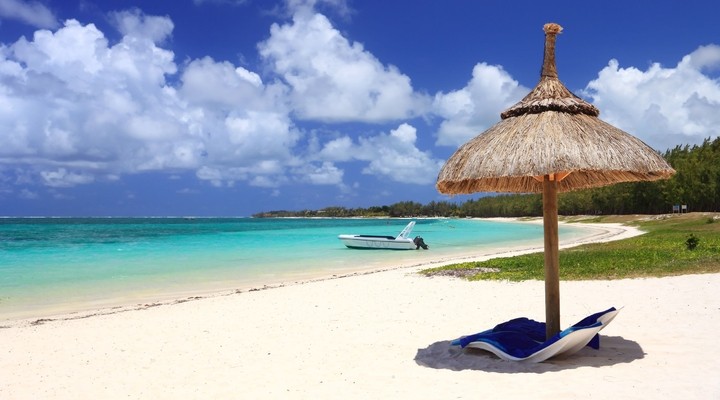 Tropisch strand Mauritius
