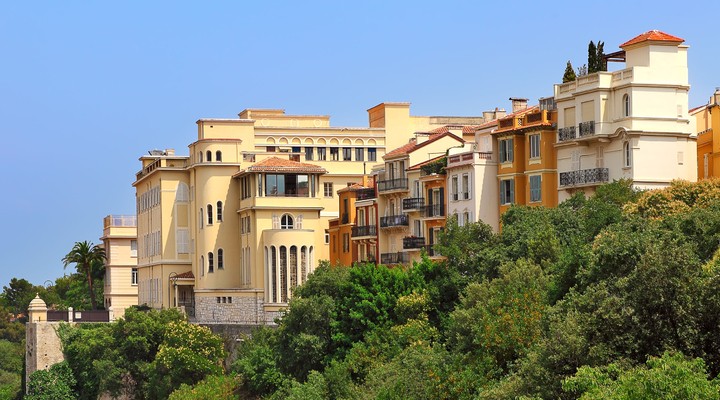 Typisch gebouw Monaco-Ville, Monaco
