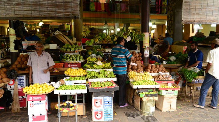 Lokale markt op Mauritius