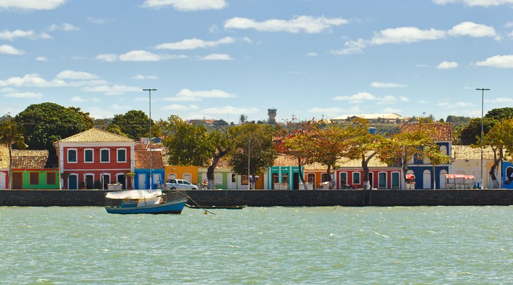 De bovenstad van Porto Seguro