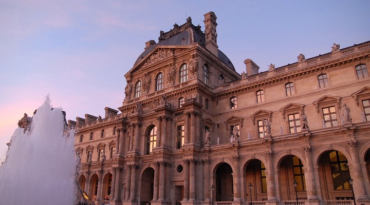 Louvre Parijs, hoofdstad Frankrijk