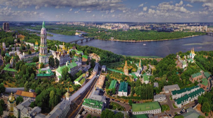 Uitzicht over Kiev