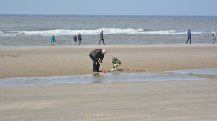 Het strand van Egmond aan Zee