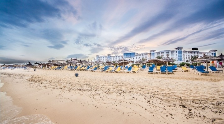 Strand van Hammamet - Tunesië