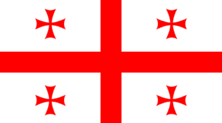 ketting wet compressie De vlag van Georgië