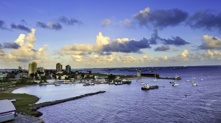 De haven van Colón, Panama