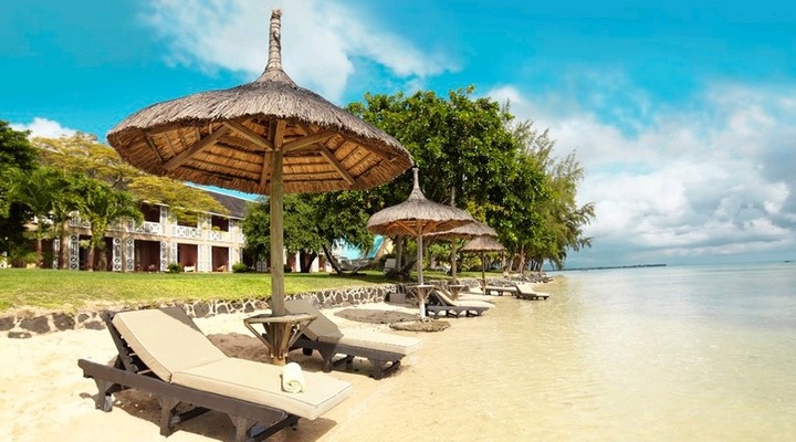 Heerlijk strand op Mauritius