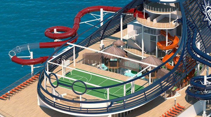 Dek van MSC Seaview