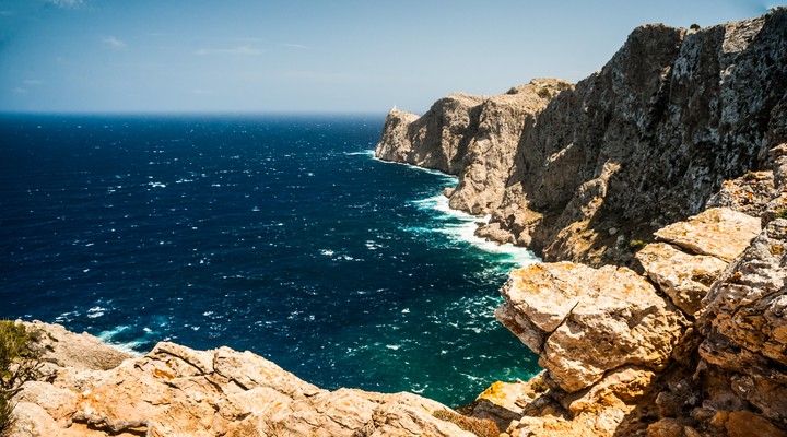 De kust van Mallorca