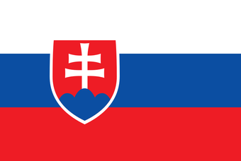 De vlag van Slowakije