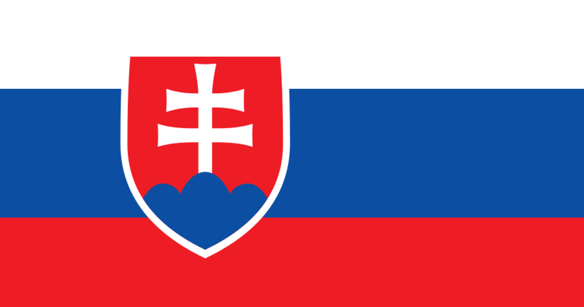 Renderen broeden rivier De vlag van Slowakije
