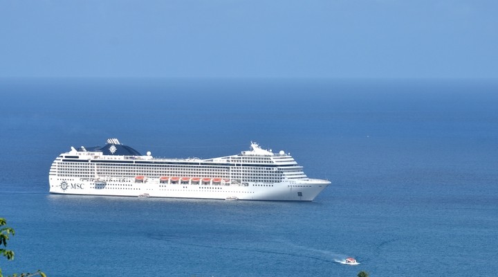Een schip van MSC Cruises