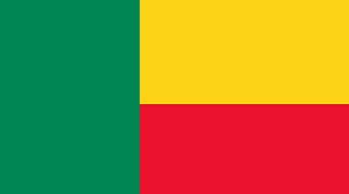 De vlag van Benin