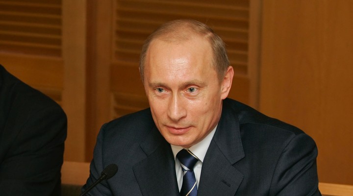 Russische president Vladimir Poetin
