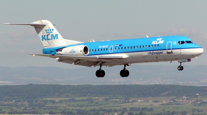 KLM vliegtuig