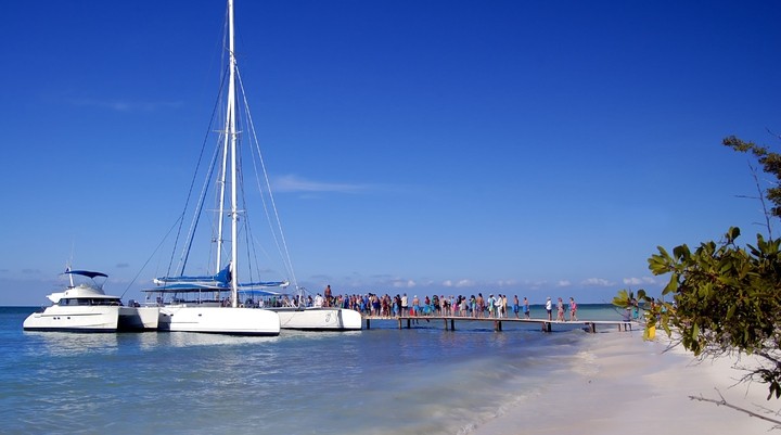 Catamaran cruise naar Cayo Blanco