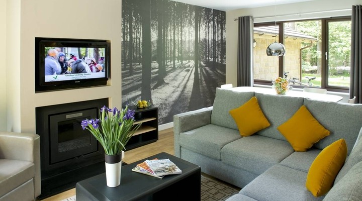 Een van de Woodland Lodges