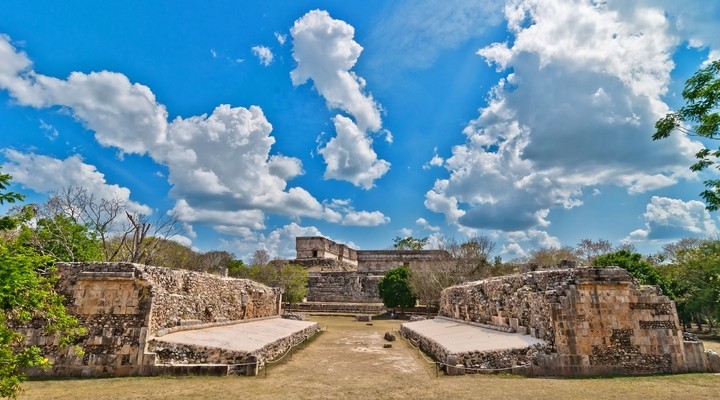 Uxmal, oude Maya-stad, Yucatan, Mexico