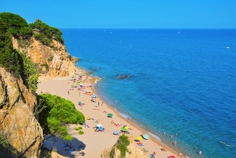 Het Spaanse strand