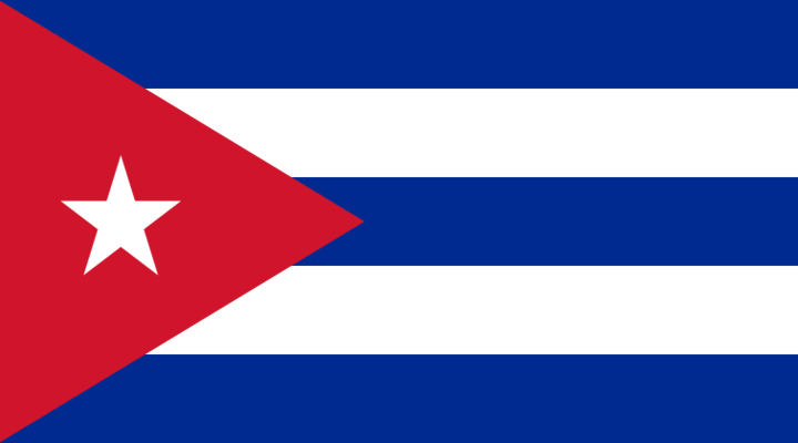 De vlag van Cuba