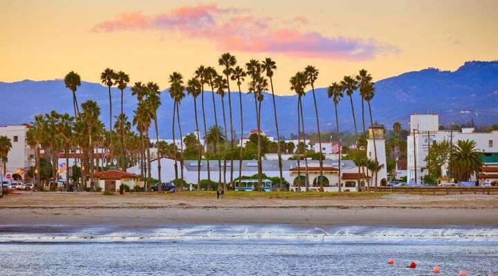 Strand van Santa Barbara, Californië