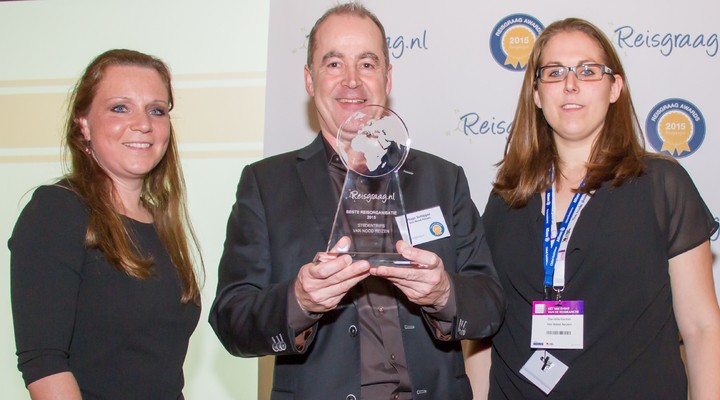 Van Nood Reizen met Reisgraag award