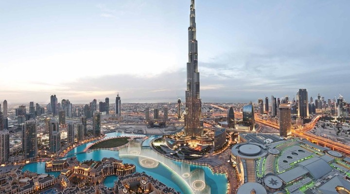 De Burj Khalifa in Dubai