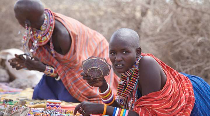 Masai-markt in Nairobi